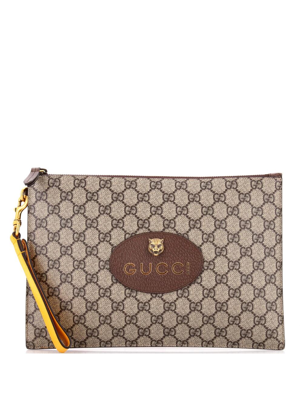 Gucci Neo Vintage Wristlet Pouch Gg #227529G99B